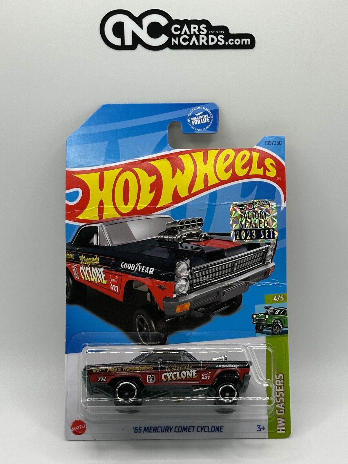 2023 Hot Wheels RLC Factory Sealed Super Treasure Hunt Mercury Comet Card Damage