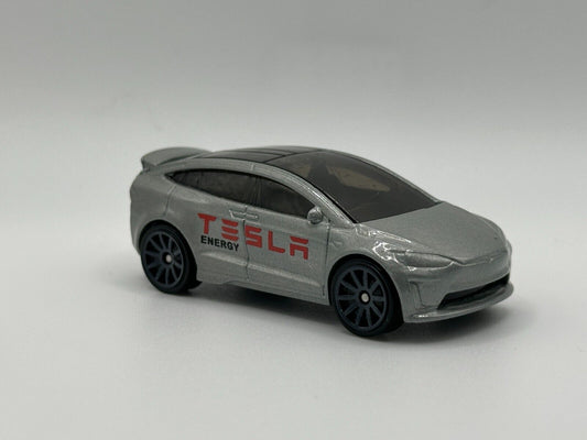 2018 Hot Wheels Tesla Model X Gray Tesla Energy Loose