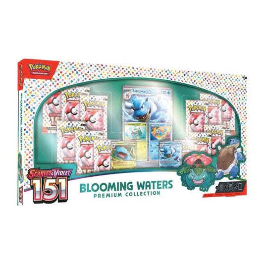 Pokemon Scarlet & Violet 151 Blooming Waters Premium Collection Sealed Box
