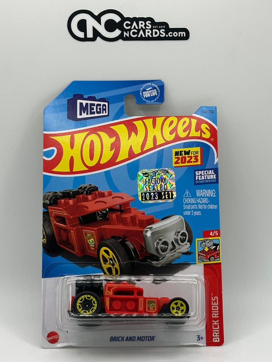 2023 Hot Wheels RLC Factory Sealed Brick And Motor Red (Soft Corners)
