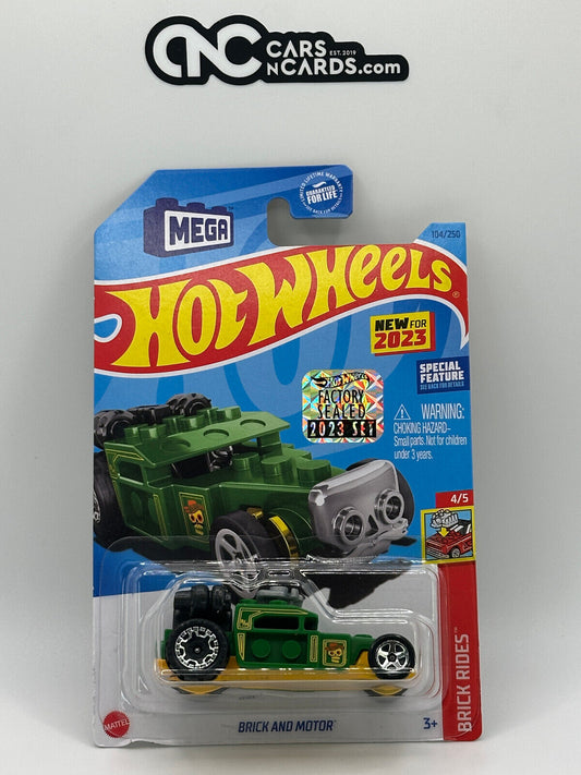 2023 Hot Wheels RLC Factory Sealed Brick And Motor Green (Soft Corners)