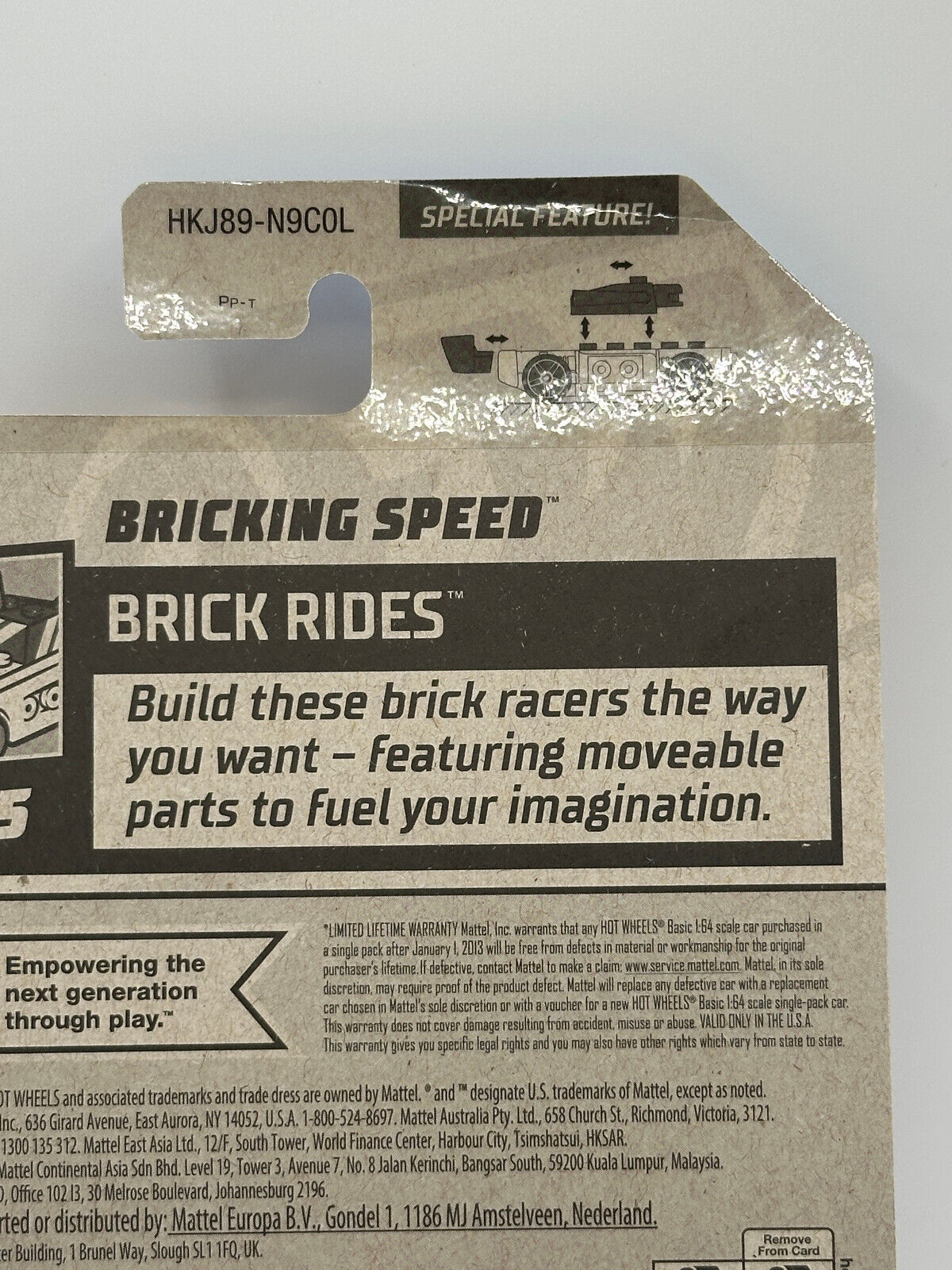 2023 Hot Wheels RLC Factory Sealed Bricking Speed Red (Card Crease)