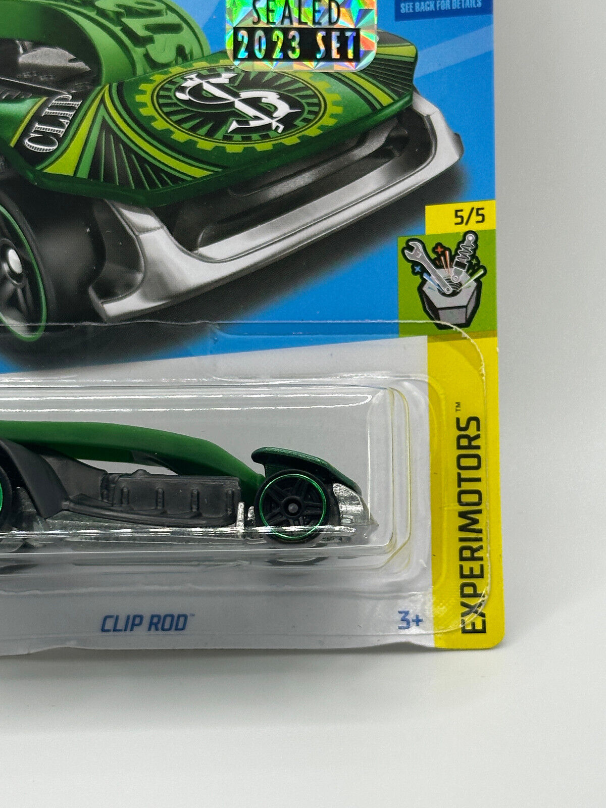 2023 Hot Wheels RLC Factory Sealed Clip Rod Green (Soft Corners)