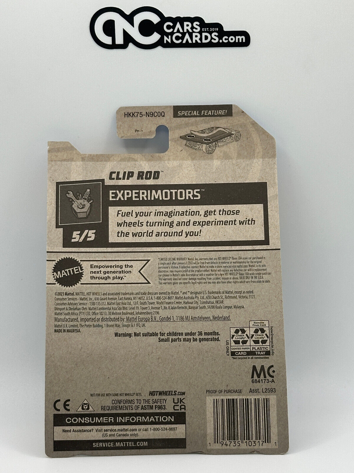 2023 Hot Wheels RLC Factory Sealed Clip Rod Green (Soft Corners)
