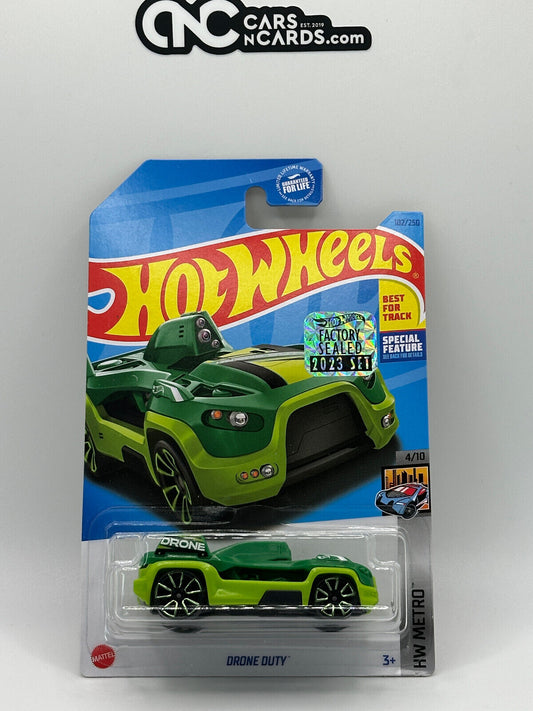 2023 Hot Wheels RLC Factory Sealed Drone Duty Green (Card Crease)