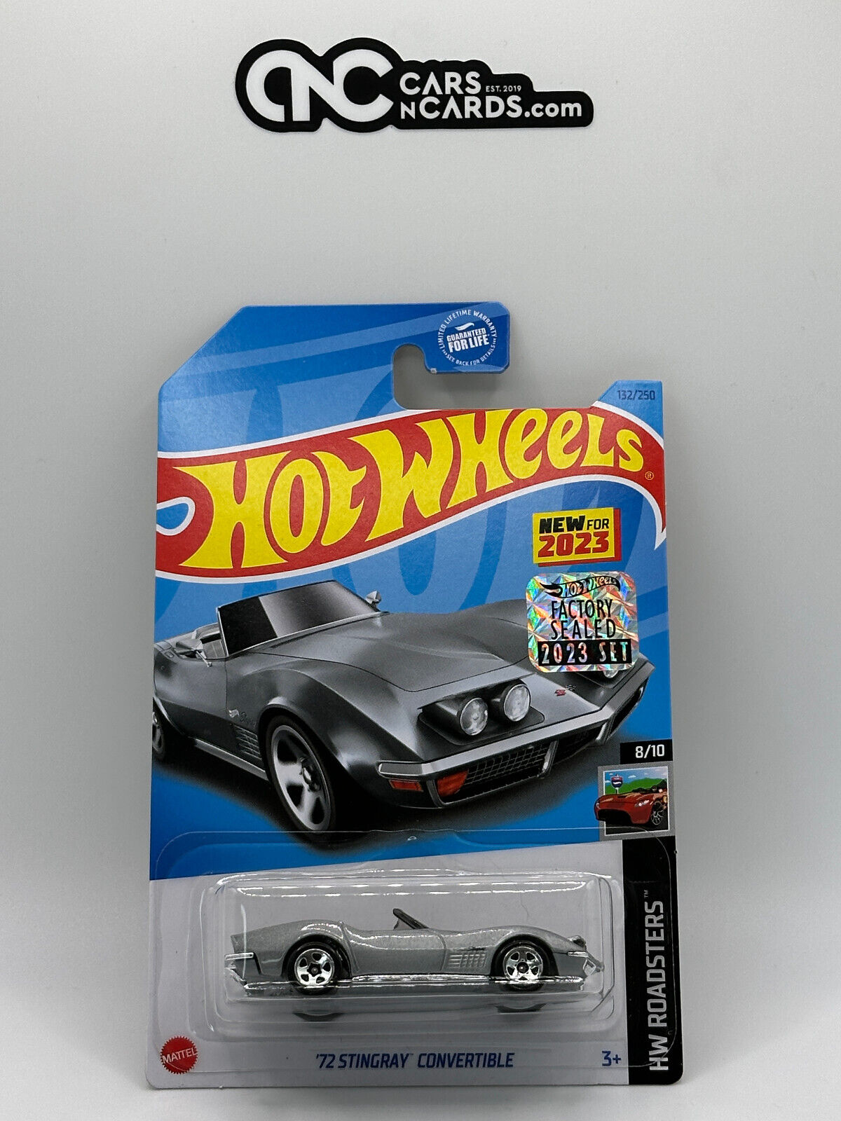 2023 Hot Wheels RLC Factory Sealed HW Roadsters '72 Stingray Corvette Silver