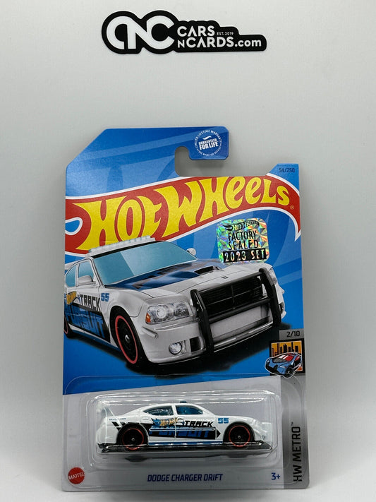 2023 Hot Wheels RLC Factory Sealed HW Metro 2/10 Dodge Charger Drift Police Car