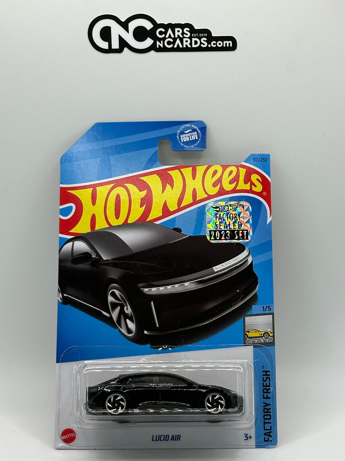 2023 Hot Wheels RLC Factory Sealed Factory Fresh 1/5 Lucid Air Black 97/250