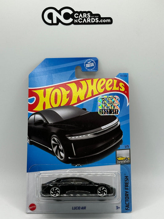 2023 Hot Wheels RLC Factory Sealed Factory Fresh 1/5 Lucid Air Black 97/250