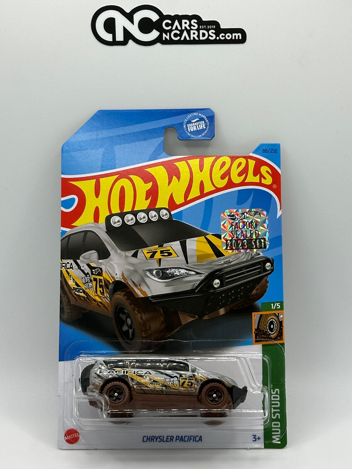 2023 Hot Wheels RLC Factory Sealed Mud Studs 1/5 Chrysler Pacifica Silver 88/250