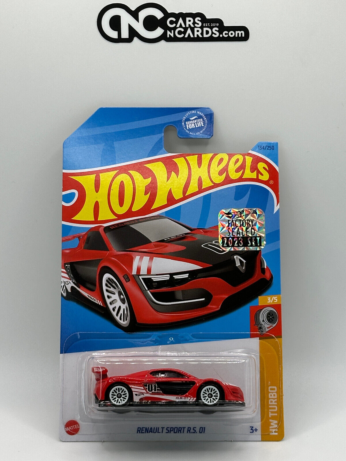 2023 Hot Wheels RLC Factory Sealed HW Turbo Renault Sport R.S. 01 Red 134/250