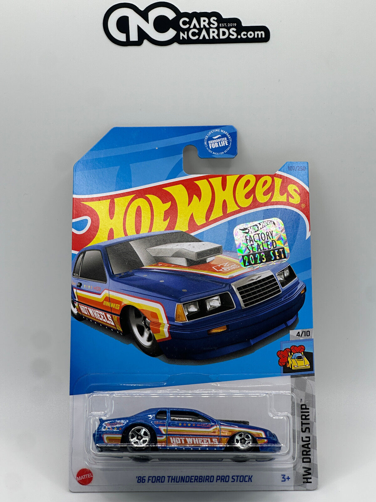 2023 Hot Wheels RLC Factory Sealed HW Drag Strip '86 Ford Thunderbird 107/250