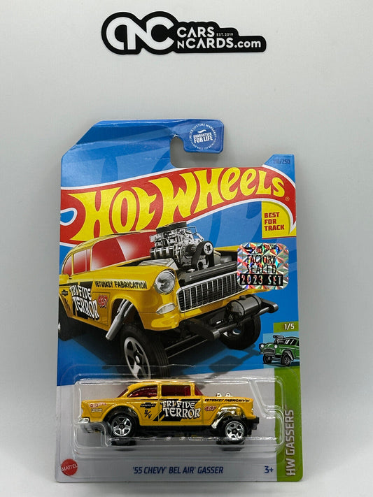 2023 Hot Wheels RLC Factory Sealed '55 Chevy Bel Air Gasser (Card Damaged)