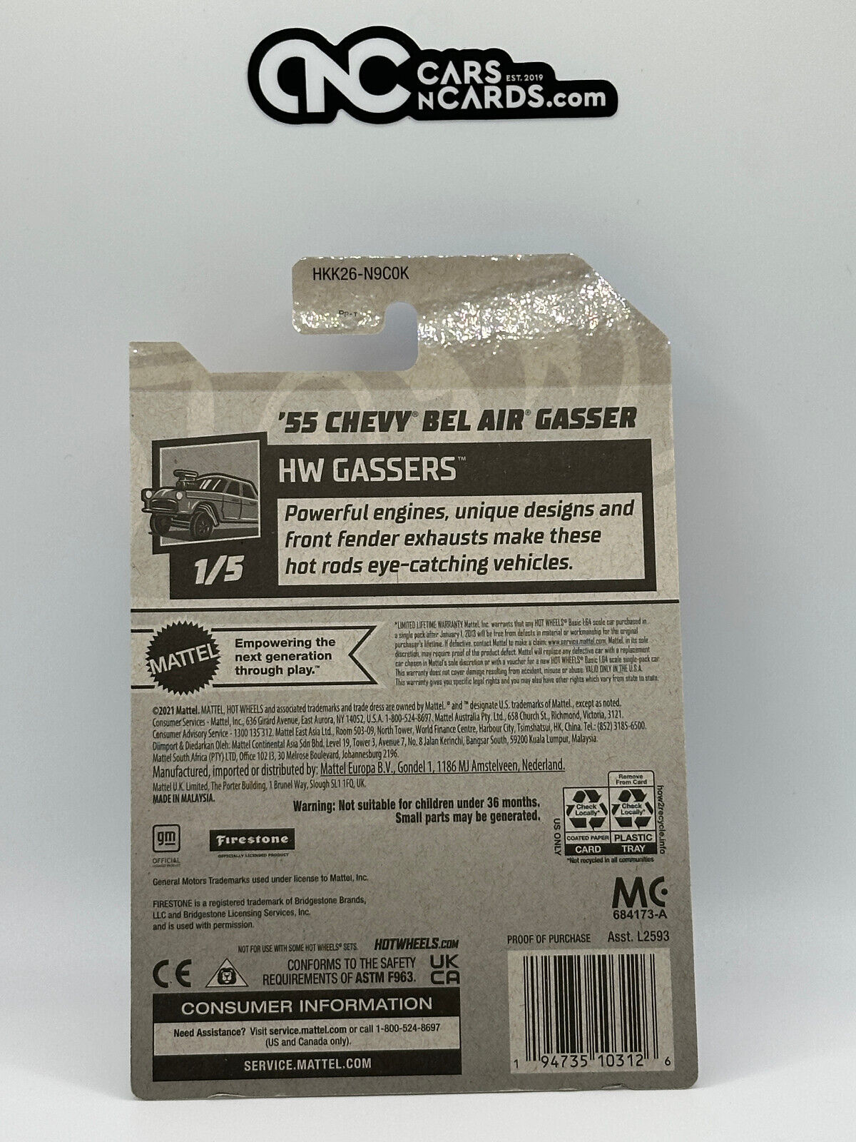 2023 Hot Wheels RLC Factory Sealed '55 Chevy Bel Air Gasser Blue 110/250