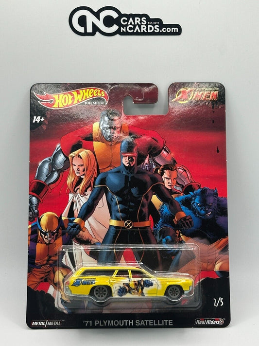2019 Hot Wheels Premium XMen 2/5 '71 Plymouth Satellite