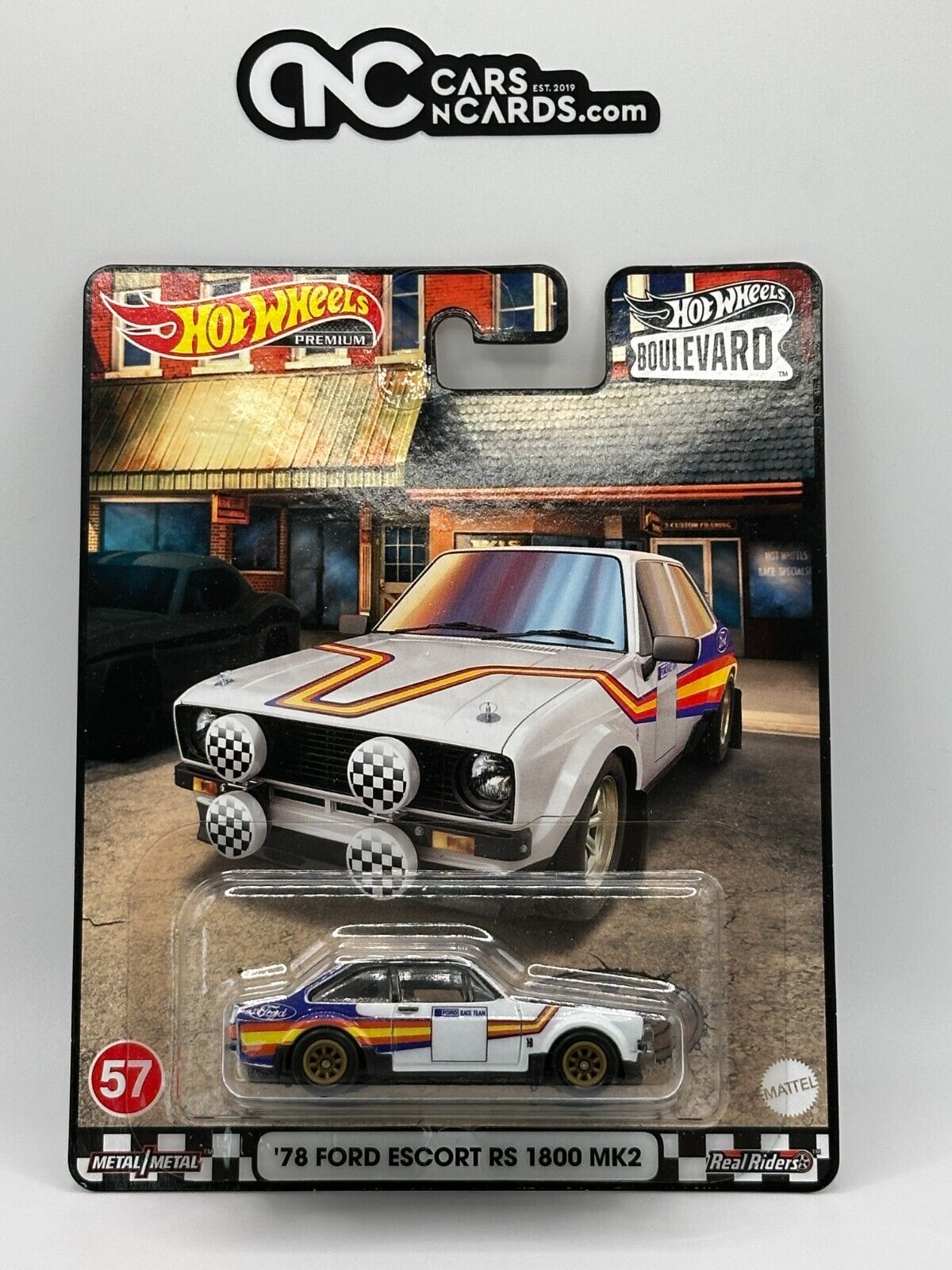 2022 Hot Wheels Premium Boulevard #57 '78 Ford Escort RS 1800 MK2