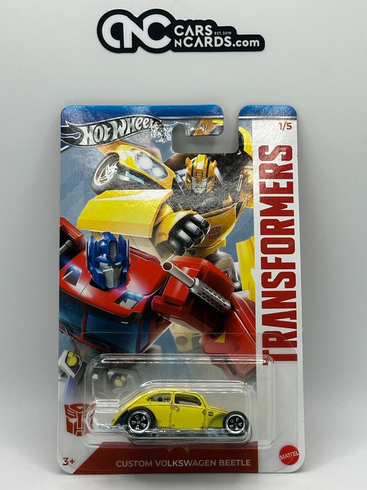 2024 Hot Wheels Silver Series Transformers Custom Volkswagen Beetle Bumblebee