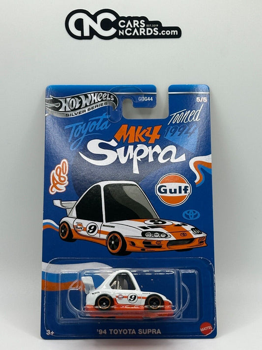 2025 Hot Wheels Silver Series Tooned GULF 5/5 '94 Toyota Supra