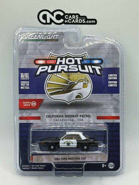 Greenlight Hot Pursuit 1982 Ford Mustang SSP