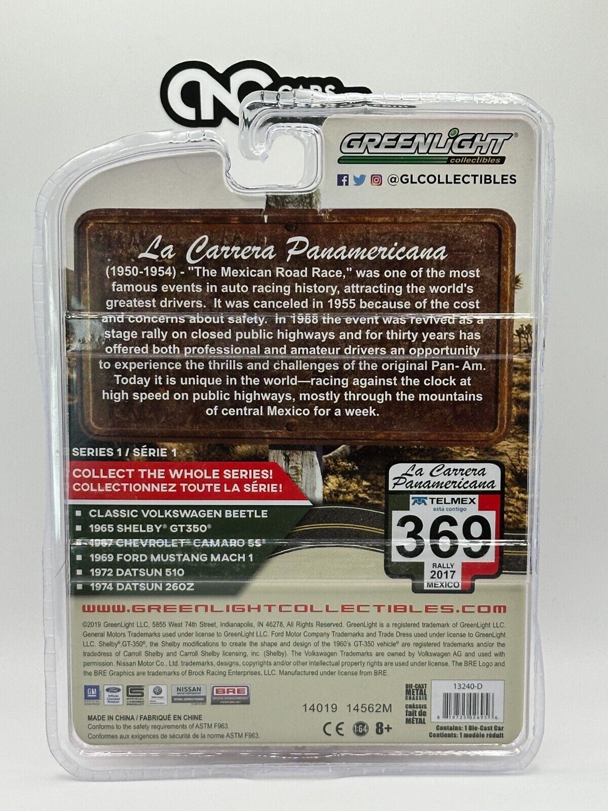 Greenlight La Carrera Panamericana Series 1 1969 Ford Mustang Mach 1