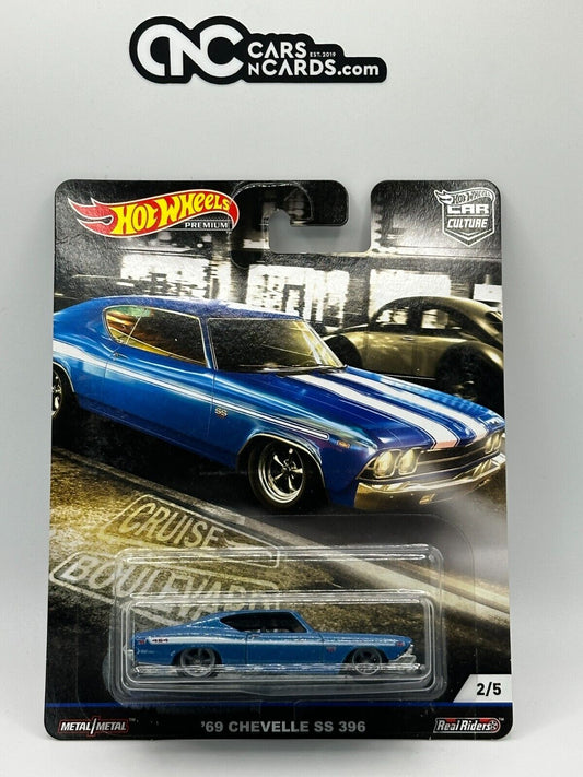 2019 Hot Wheels Premium Car Culture Cruise Boulevard 2/5 '69 Chevelle SS 396
