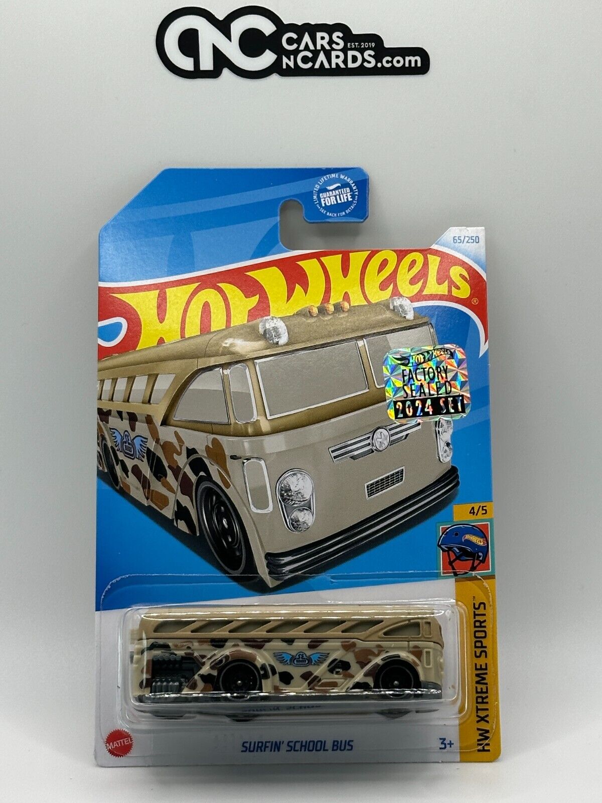 2024 Hot Wheels RLC Factory Sealed Xtreme Sports 4/5 Surfin' School Bus Camo