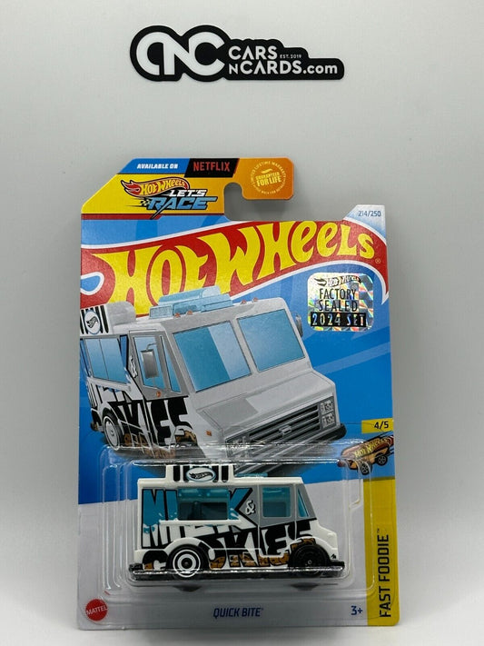 2024 Hot Wheels RLC Factory Sealed Fast Foodie 4/5 Quick Bite White 214/250