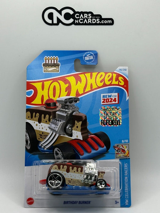 2024 Hot Wheels RLC Factory Sealed Celebration Racers 8/10 Birthday Burner