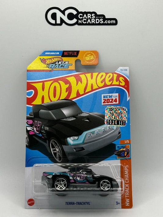 2024 Hot Wheels RLC Factory Sealed Track Champs 1/5 Terra-Tracktyl Black 131/250