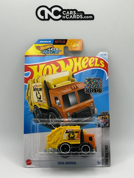 2024 Hot Wheels RLC Factory Sealed HW Metro 8/10 Total Disposal Trash Truck