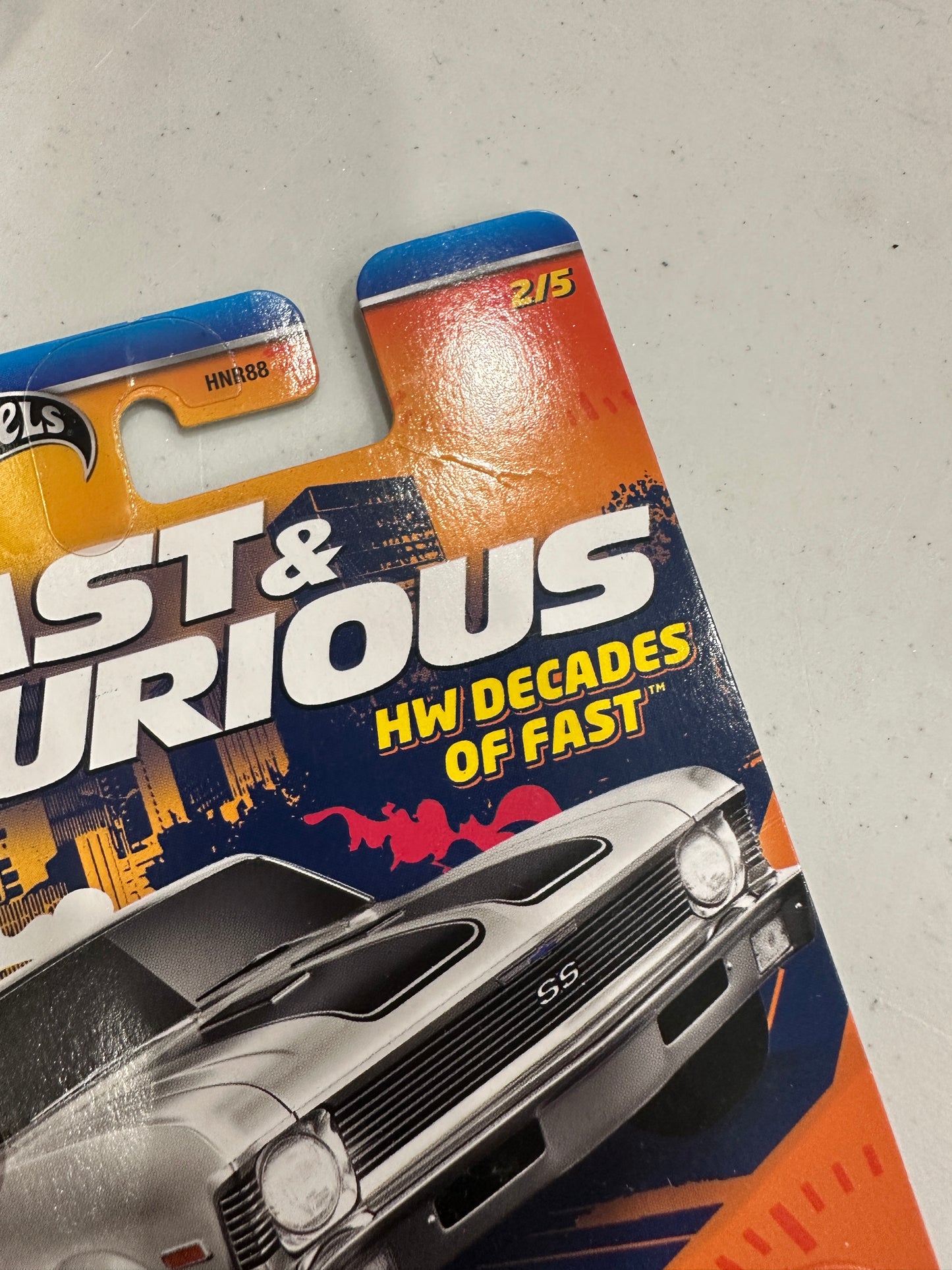 2024 Hot Wheels Fast & Furious Decades of Fast Chevrolet Nova SS (Card Crease)