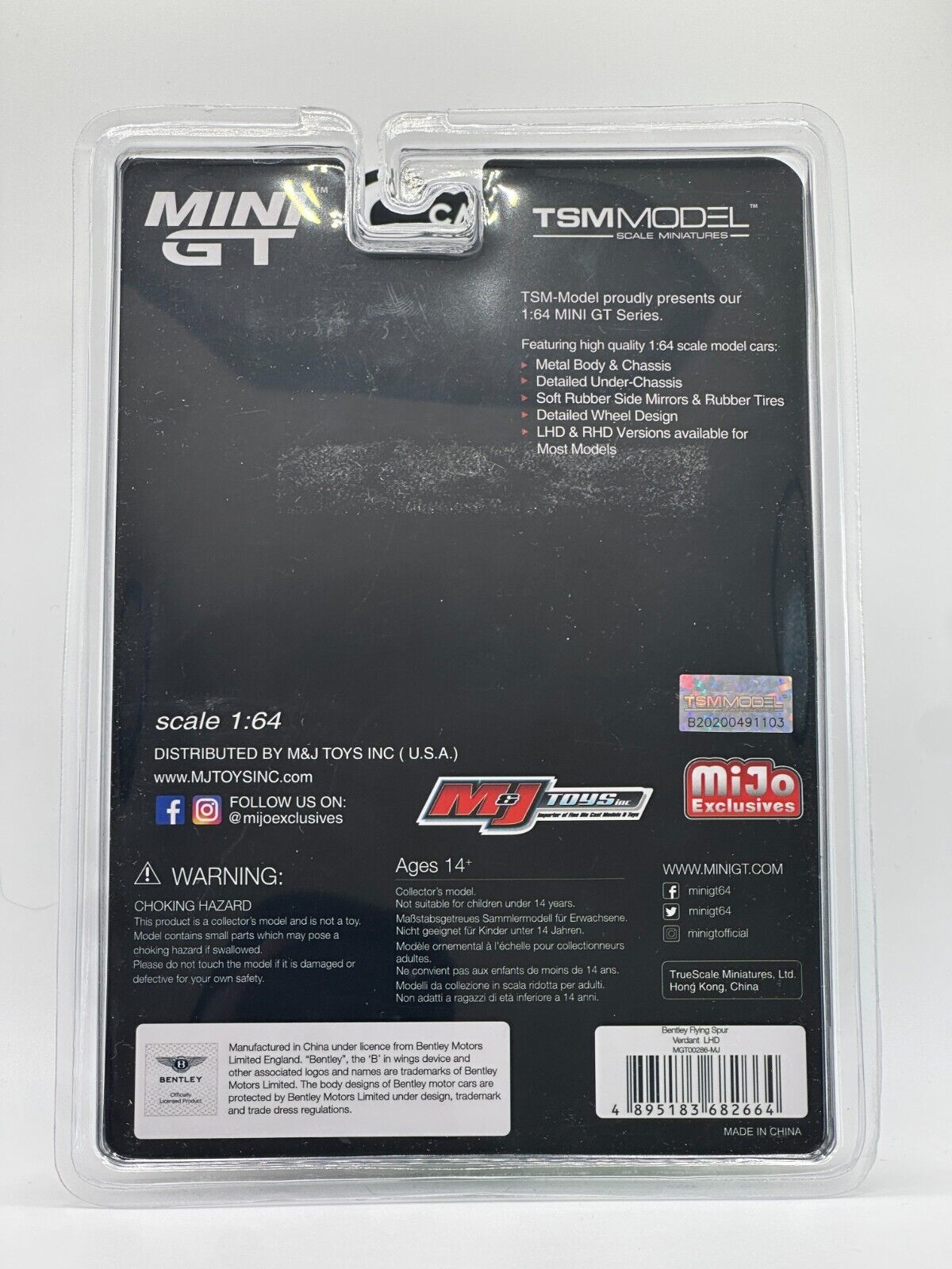Mini GT MIJO Exclusives Bentley Flying Spur Verdant