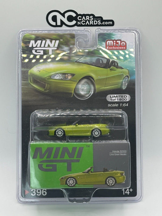 Mini GT MIJO Exclusives Honda S2000 Lime Green Metallic 396