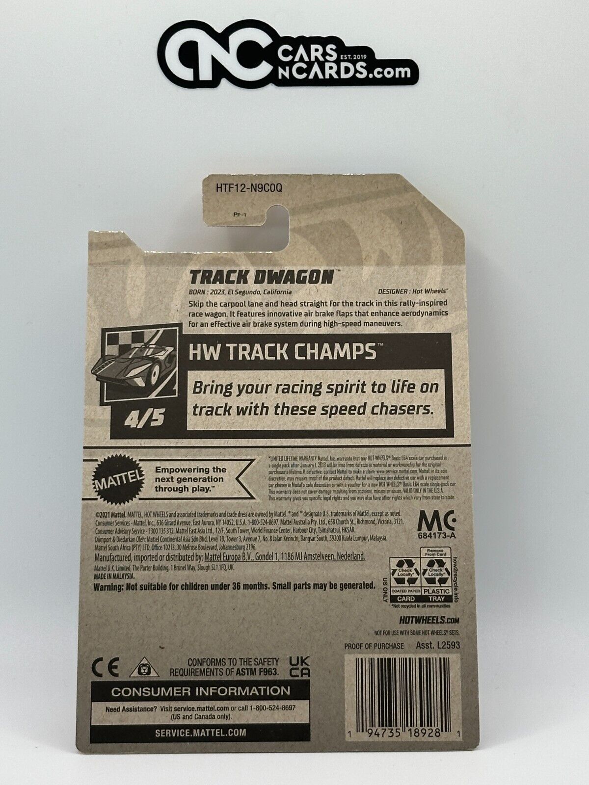 2024 Hot Wheels RLC Factory Sealed HW Track Champs 4/5 Track Dwagon 189/250