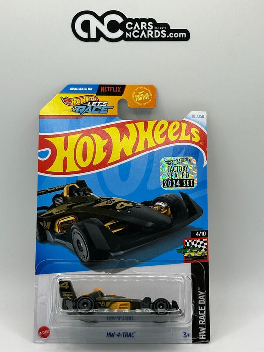 2024 Hot Wheels RLC Factory Sealed HW Race Day 4/10 HW-4-Trac (Cracked Blister)