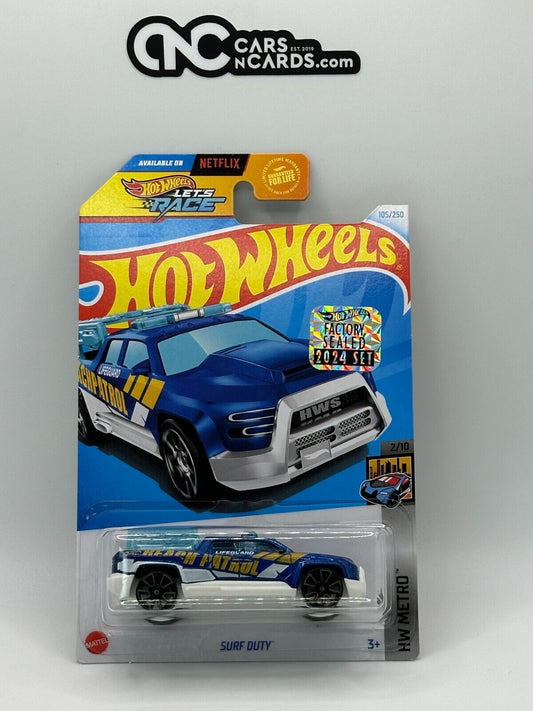 2024 Hot Wheels RLC Factory Sealed HW Metro 2/10 Surf Duty 105/250 Blue