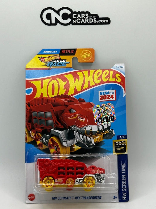 2024 Hot Wheels RLC Factory Sealed Ultimate T-Rex Transporter (Cracked Blister)
