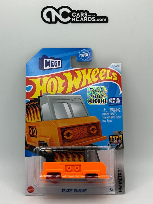 2024 Hot Wheels RLC Factory Sealed HW Metro 1/10 Brickin' Delivery 104/250 Fire