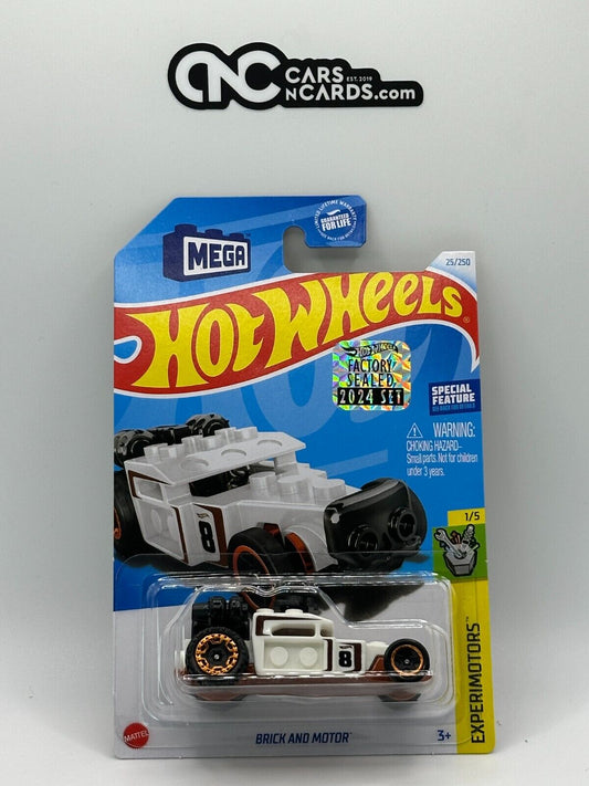 2024 Hot Wheels RLC Factory Sealed Experimotors 1/5 Brick And Motor 25/250 White