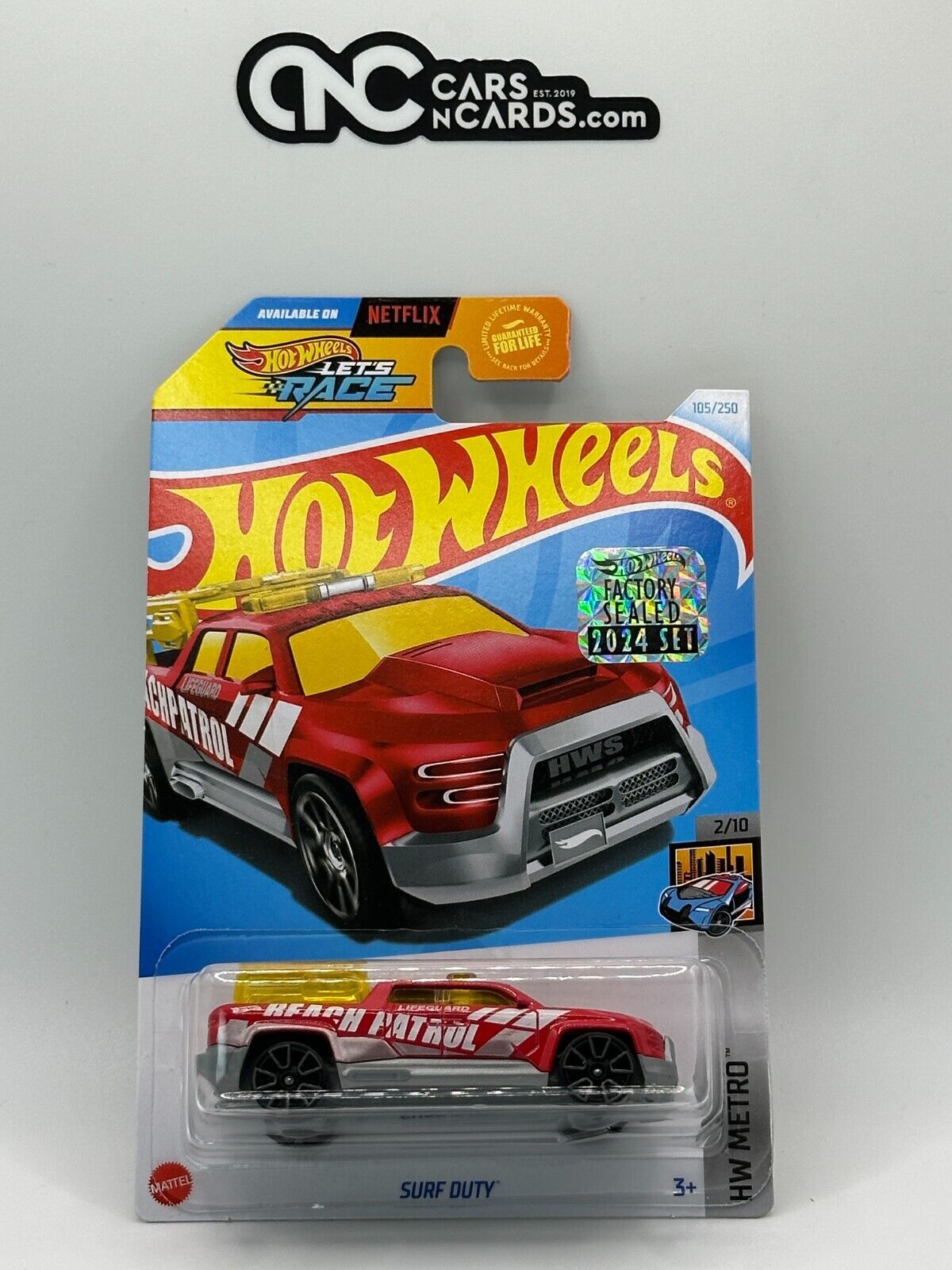 2024 Hot Wheels RLC Factory Sealed HW Metro 2/10 Surf Duty 105/250 Red