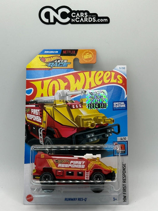2024 Hot Wheels RLC Factory Sealed First Response Runway Res-Q (Cracked Blister)