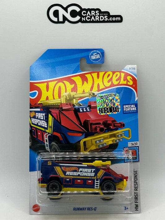2024 Hot Wheels RLC Factory Sealed First Response Runway Res-Q (Cracked Blister)