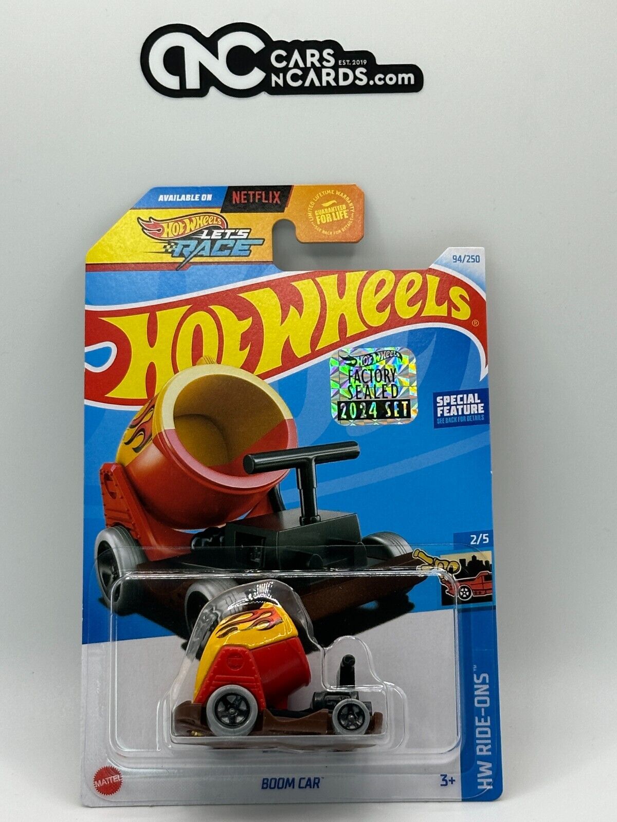2024 Hot Wheels RLC Factory Sealed HW Ride-Ons 2/5 Boom Car 94/250