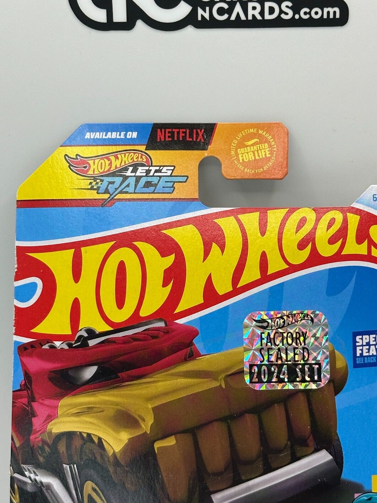 2024 Hot Wheels RLC Factory Sealed HW Mega Bite 3/5 Hotweiler Red (Card Crease)