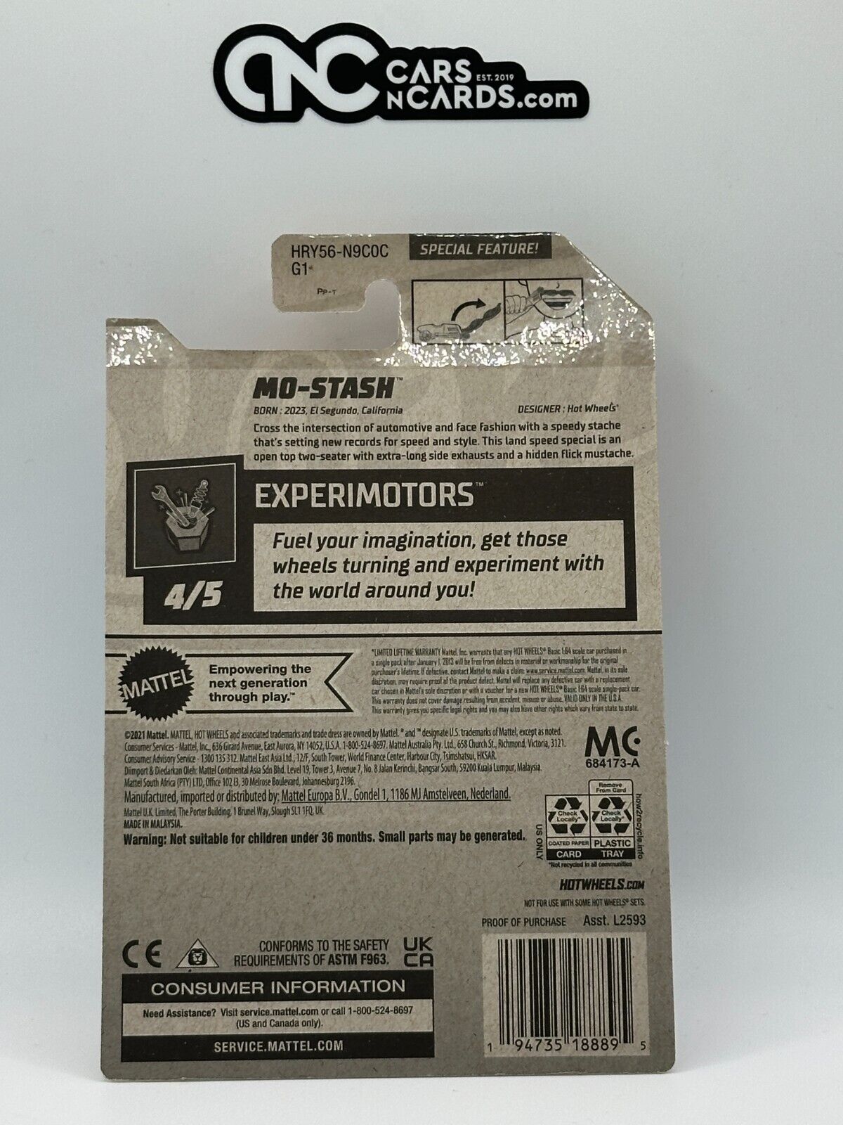 2024 Hot Wheels RLC Factory Sealed Experimotors 4/5 Mo-Stash 73/250 Red