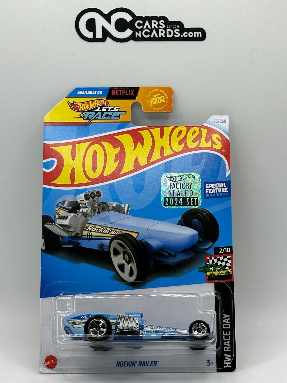 2024 Hot Wheels RLC Factory Sealed HW Race Day 2/10 Rockin' Railer 75/250 Blue