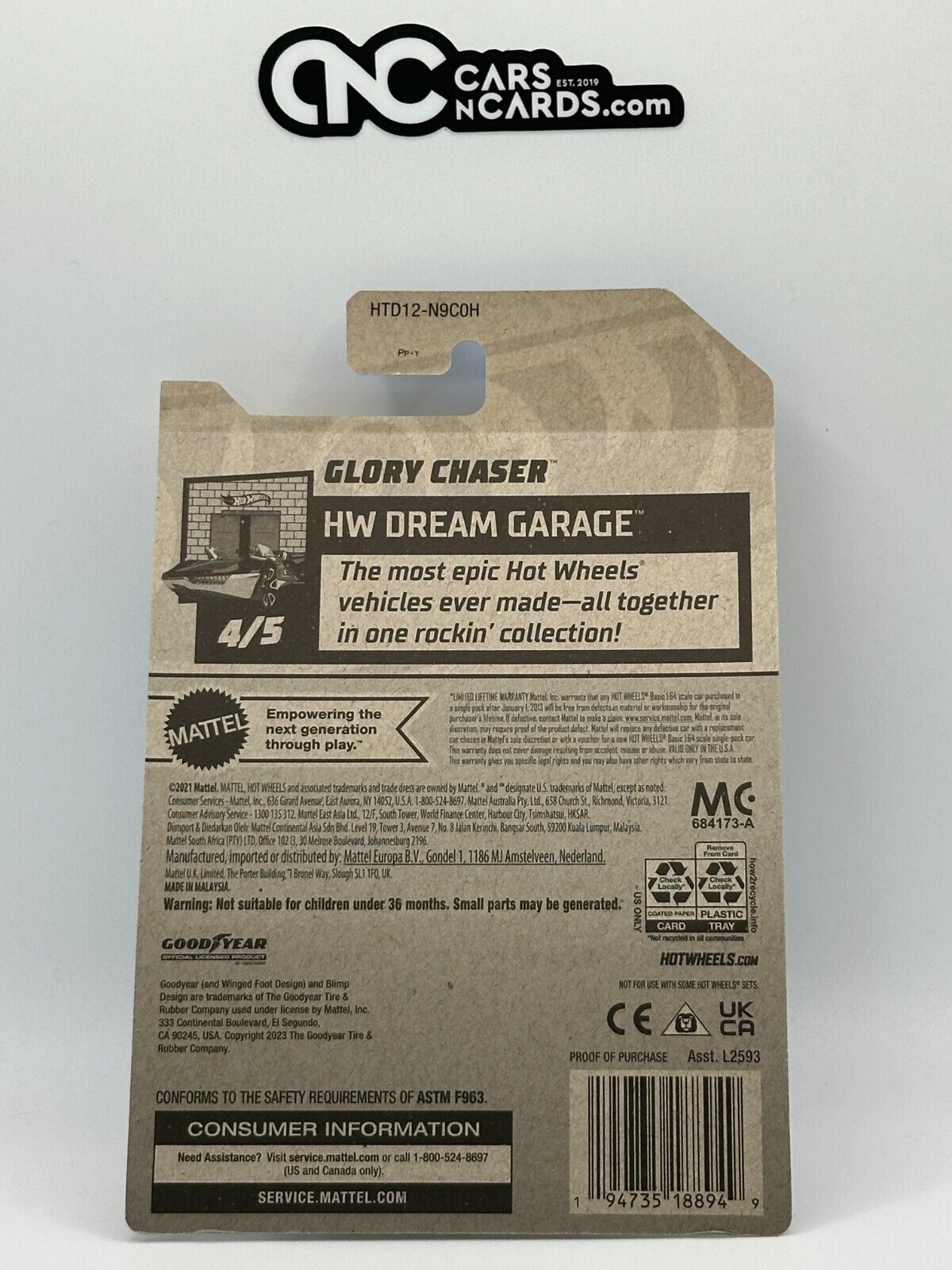 2024 Hot Wheels RLC Factory Sealed Dream Garage Glory Chaser (Cracked Blister)