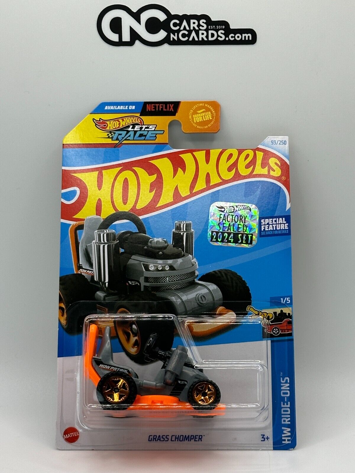 2024 Hot Wheels RLC Factory Sealed HW Ride-Ons 1/5 Grass Chomper 93/250