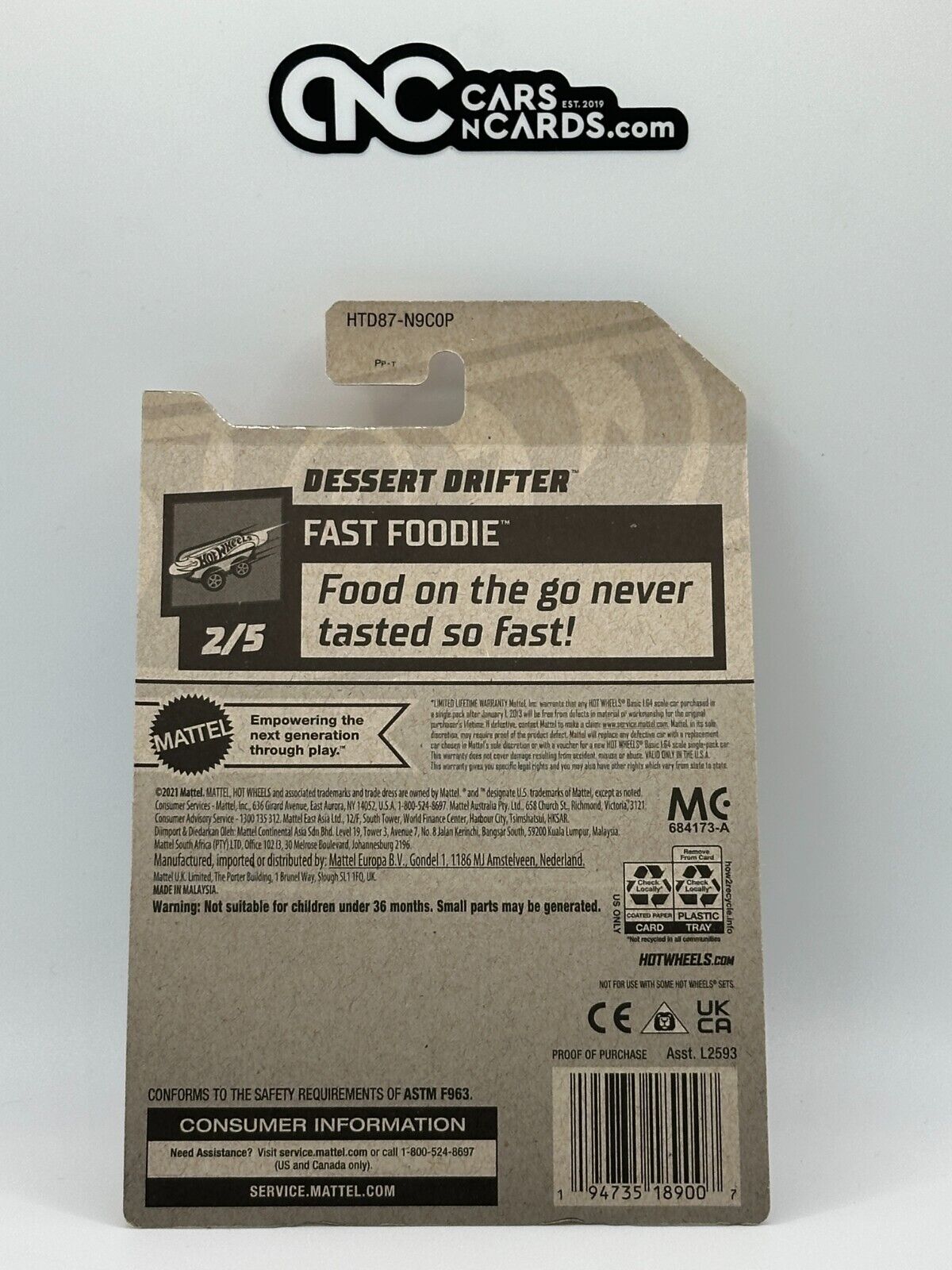 2024 Hot Wheels RLC Factory Sealed Fast Foodie 2/5 Dessert Drifter 162/250