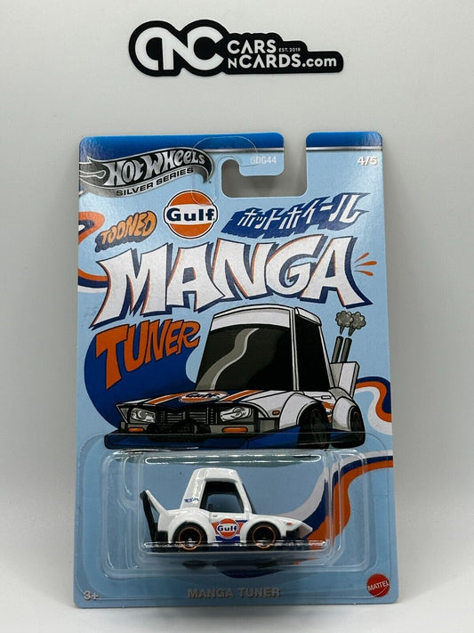 2025 Hot Wheels Silver Series Tooned GULF 4/5 Manga Tuner